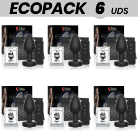 ECOPACK 6 UNITÉS - IBIZA TÉLÉCOMMANDE PRISE ANAL TAILLE L IBIZA TECHNOLOGY