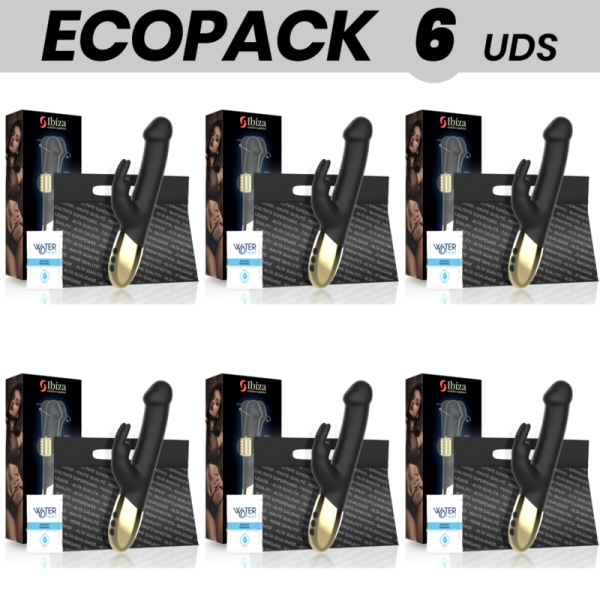 ECOPACK 6 UNITÉS - IBIZA VIBRATEUR ROTATIF LAPIN IBIZA TECHNOLOGY