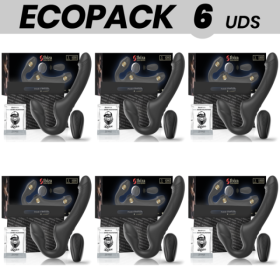 ECOPACK 6 UNITÉS - IBIZA VIBRATEUR SANS STRAPLESS AVEC BOUTON DE TÉLÉCOMMANDE IBIZA TECHNOLOGY