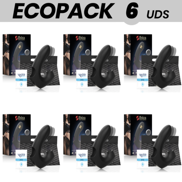 ECOPACK 6 UNITÉS - IBIZA PUISSANT DÉ À COUDRE VIBRANT MS SUCTION IBIZA TECHNOLOGY