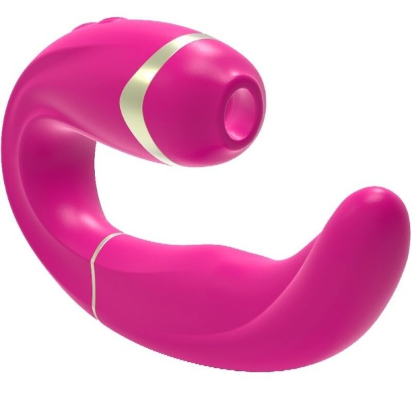 ADRIEN LASTIC - MYG ASPIRATION CLITORIS ET STIMULATEUR POINT G ROSE ADRIEN LASTIC