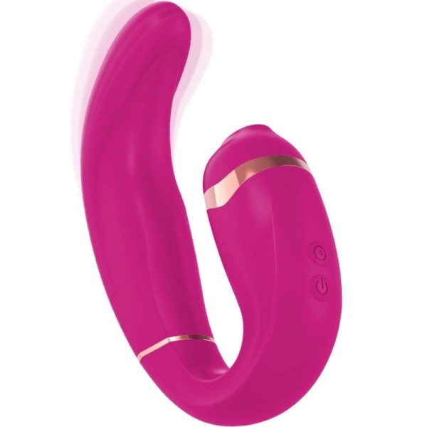 ADRIEN LASTIC - MYG ASPIRATION CLITORIS ET STIMULATEUR POINT G ROSE ADRIEN LASTIC