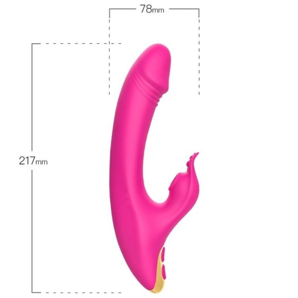 ARMONY - VENTOSA LOVE CLITORIS E ESTIMULADORES G-SPOT FUCHSIA ARMONY