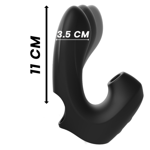 IBIZA - DÉ À COUPER VIBRANT ET À ASPIRATION DU CLITORIS PUISSANT IBIZA TECHNOLOGY