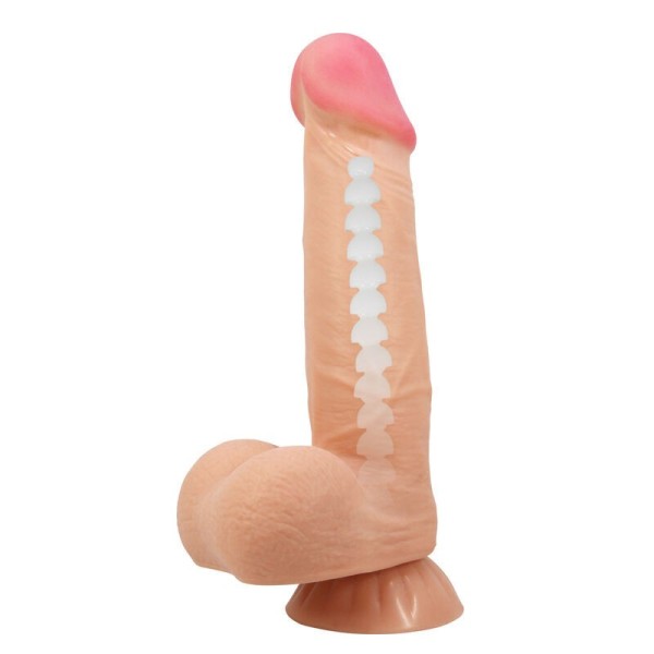 BONITO AMOR - SÉRIE SLIDING SKIN DILDO REALÍSTICO COM VENTOSA DESLIZANTE PELE 21,8 CM BONITO AMOR ALTO GRAU