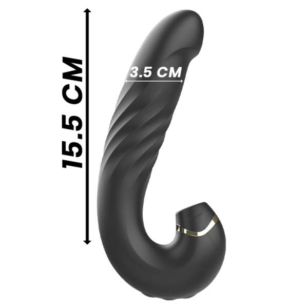 IBIZA - CLIP UP & DOWN + VIBRADOR + SUCCIÓN DE CLITORIS TECNOLOGÍ