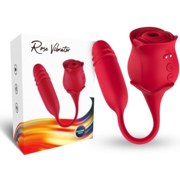 ARMONY - ROSEKNIGTH ASPIRATEUR DE CLITORIS ET VIBRATEUR ROUGE ARMONY STIMULATORS