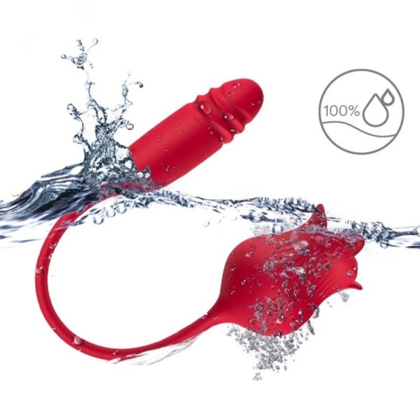 ARMONY - ROSELIP LICKING VIBRANT CLITO & VIBRATEUR ROUGE ARMONY STIMULATORS