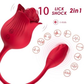 ARMONY - VIBRATEUR ROSE CON COLA ROUGE ARMONY STIMULATORS