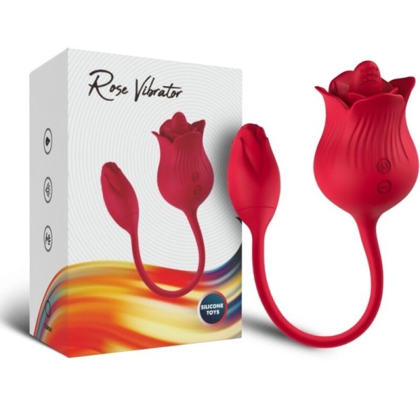 ARMONY - VIBRADOR ROSA COM ESTIMULADORES ARMONY DE COLA VERMELHA