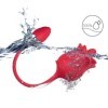 ARMONY - STIMULATEUR D'ASPIRATION ET VIBRATEUR ROSE 2 EN 1 10 MODES AVEC QUEUE ROUGE ARMONY STIMULATORS
