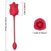 ARMONY - STIMULATEUR D'ASPIRATION ET VIBRATEUR ROSE 2 EN 1 10 MODES AVEC QUEUE ROUGE ARMONY STIMULATORS