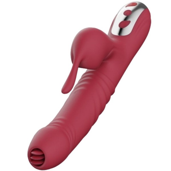 ARMONY - VIBRATEUR ET SUÇON SUCK AVEC LANGUE STIMULANTE BOURGOGNE ARMONY VIBRATORS