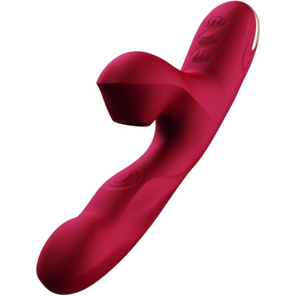 ARMONY - VIBRADOR DE BUMP E SUCÇÃO MODELO 2 VIBRADORES ARMONY BORDEAUX