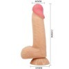 BONITO AMOR - SÉRIE SLIDING SKIN DILDO REALÍSTICO COM VENTOSA DESLIZANTE PELE 20,6 CM BONITO AMOR ALTO GRAU