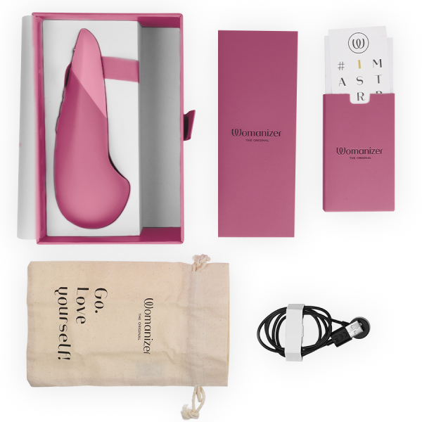 WOMANIZER - VIBRATEUR SILENCIEUX VIBE LAY-ON ROSE FOYER WOMANIZER