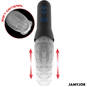 JAMYJOB - SPINJOB 2.0 MASTURBATEUR AVEC MOUVEMENT DE POUSSÉE ET DE ROTATION JAMYJOB