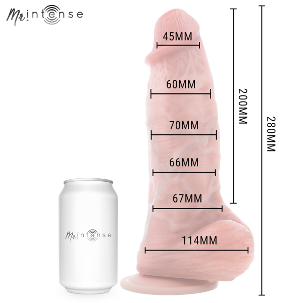 MR INTENSE - DILDO EXTRABIG SPENCER SILICONA 28 CM -Ø- 7,3 CM MR.