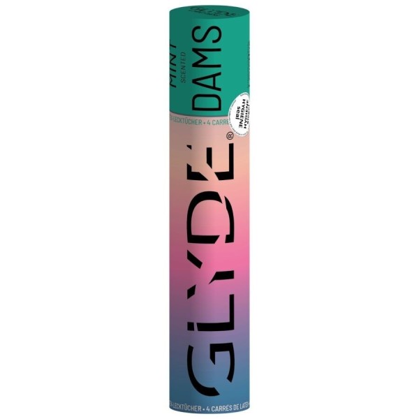 SHEER GLYDE - DAMS LAMINAS LÁTEX SEXO ORAL MINT SHEER GLYDE