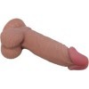 BONITO AMOR - SÉRIE SLIDING SKIN DILDO REALÍSTICO COM VENTOSA DESLIZANTE PELE MARROM 19,4 CM BONITO AMOR ALTO GRAU