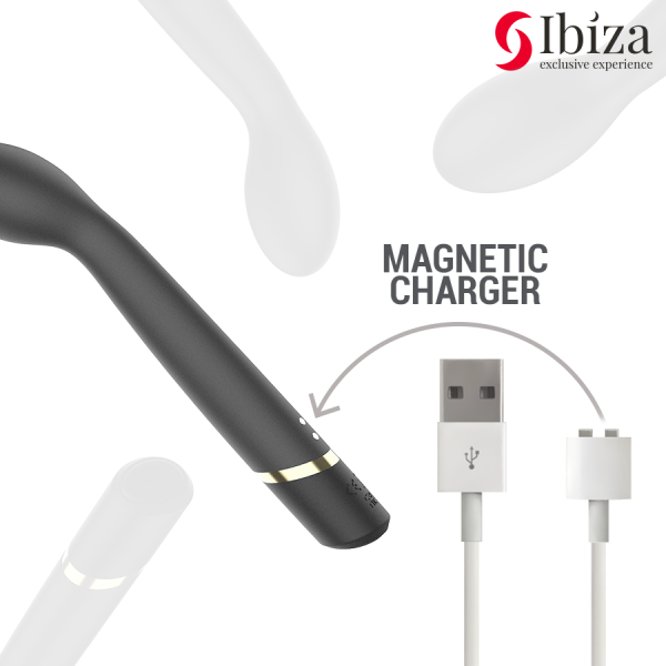 IBIZA - VIBRADOR PUNTO G RECARGABLE 10 VIBRACIONES TECNOLOGÍA IBI