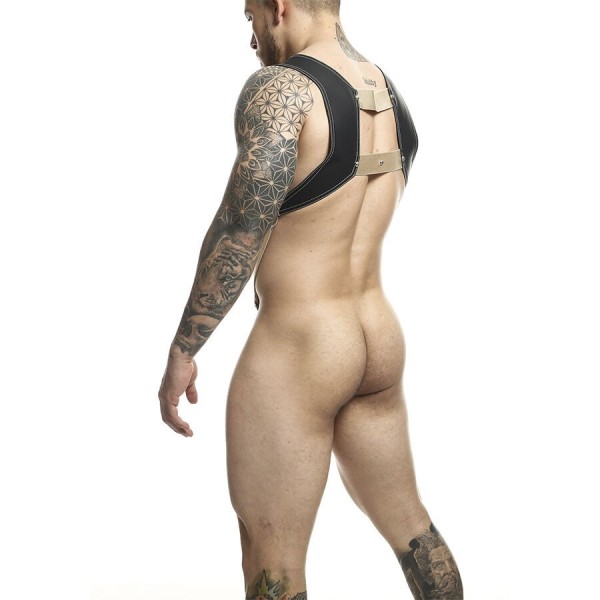 MOB - ARNÉS DNGEON CON ANILLO DORADO PARA EL PENE TALLA ÚNICA MOB