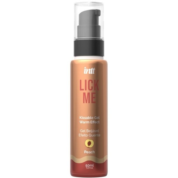 INTT - LICK ME PEACH GEL COMESTIBLE EFECTO CÁLIDO LUBRICANTES INT