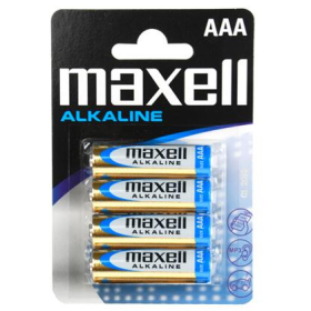 MAXELL - PILAS AAA DE 4 PIEZAS MAXELL - Pilas alcalinas