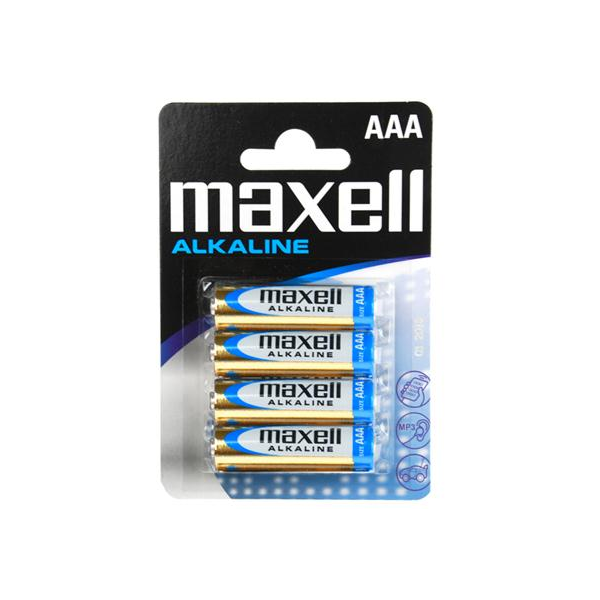 MAXELL - BATTERIE AAA 4 PIÈCES MAXELL - Piles alcalines