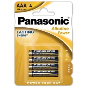 PANASONIC - BATTERIE BRONZE AAA LR03 4U PANASONIC - Piles alcalines