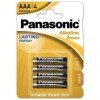 PANASONIC - PILA BRONCE AAA LR03 4U PANASONIC - Pilas alcalinas