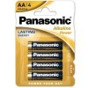 PANASONIC - BATTERIE BRONZE AA LR6 4U PANASONIC - Piles alcalines