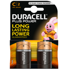 DURACELL - BATERIA PLUS POWER C LR14 2 UNIDADES DURACELL