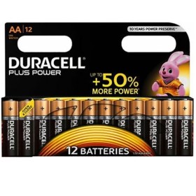 DURACELL - PILE PLUS POWER AA LR6 12UNITÉS DURACELL - Batteries