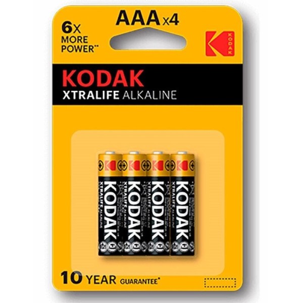 KODAK - PILE ALCALINE XTRALIFE AAA LR03 * 4 KODAK - Batteries