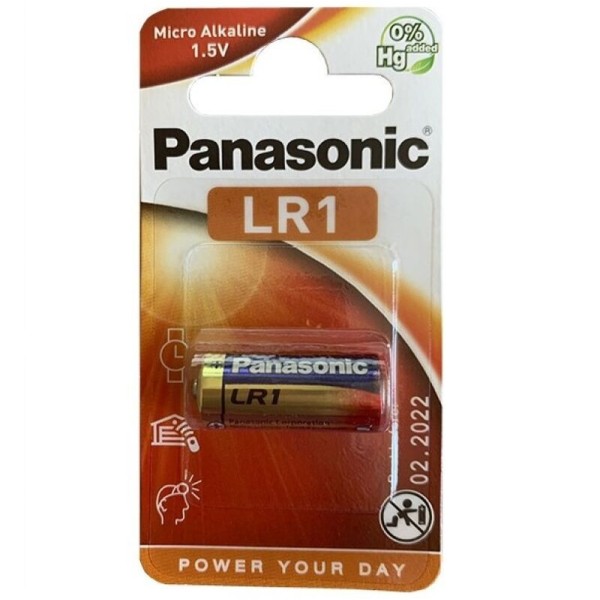 PANASONIC - PILA ALCALINA LR1 1.5V BLISTER 1 UD. PANASONIC