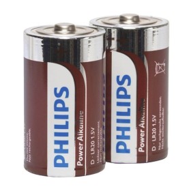 PHILIPS - BLISTER POWER ALCALINE PILA D LR20 * 2 PHILLIPS - Batteries