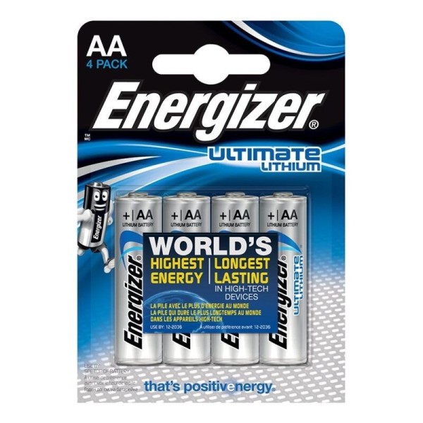 ENERGIZER - ULTIMATE LITHIUM AA L91 LR6 1,5V *4 ENERGIZER - Batteries