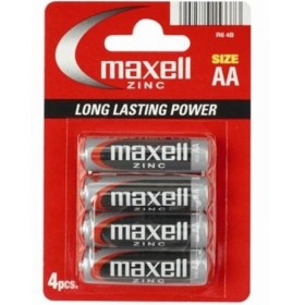 MAXELL - PILA SALINA MANGANESO AA R6 * 4 UNITÉS MAXELL - Batteries