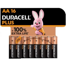DURACELL - PLUS POWER BATERIA ALCALINA 100 AA LR6 16 UNIDADE? DURACELL