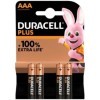 DURACELL - PILE ALCALINE PLUS POWER 100 AAA LR03 4 UNIT? DURACELL