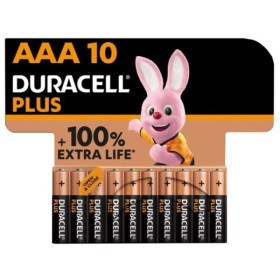 DURACELL - BATERIA ALCALINA PLUS POWER 100 AAA LR03 10 UNIDADE? DURACELL