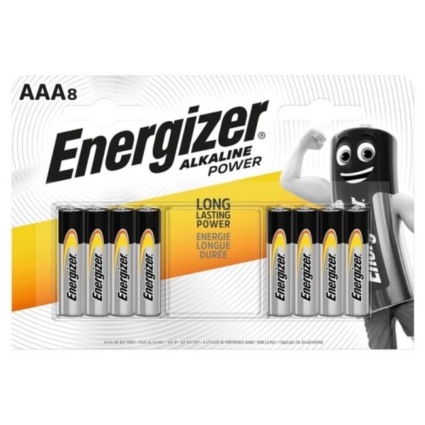 ENERGIZER - PILA ALCALINA AAA POWER LR03 8 UNIDAD? ENERGIZAR