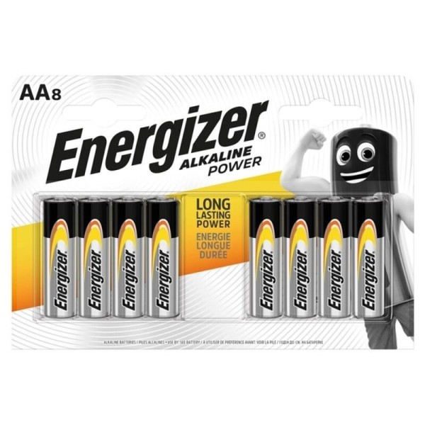 ENERGIZER - POTENCIA PILA ALCALINA AA LR6 8 UNIDAD? ENERGIZAR