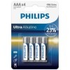 PHILIPS - PILA ULTRA ALCALINA AAA LR03 UNIDAD DE 4 PHILLIPS