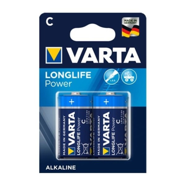 VARTA - LONGLIFE POWER PILE ALCALINE C LR14 2 UNITÉ VARTA