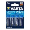 VARTA - PILE ALCALINE LONGLIFE POWER AA LR6 4 UNITÉ VARTA