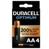 DURACELL - PILE ALCALINE OPTIMUM 200 AA LR6 4 UNIT? DURACELL