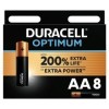 DURACELL - PILA ALCALINA OPTIMUM 200 AA LR6 8 UNIDADES? DURACELL