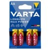 VARTA - PILA ALCALINA MAX POWER AA LR6 4 UNIDAD VARTA - Pilas alc